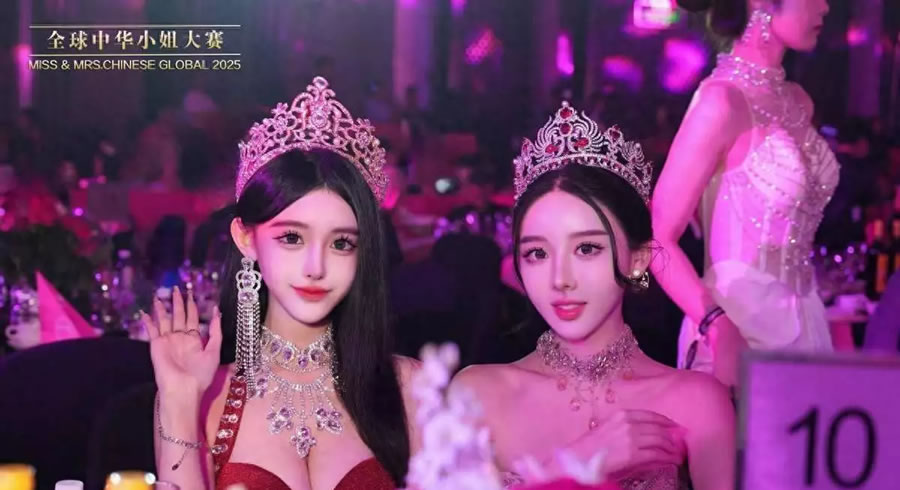 萧纤纤担任全球中华小姐冠军评委 从影视银