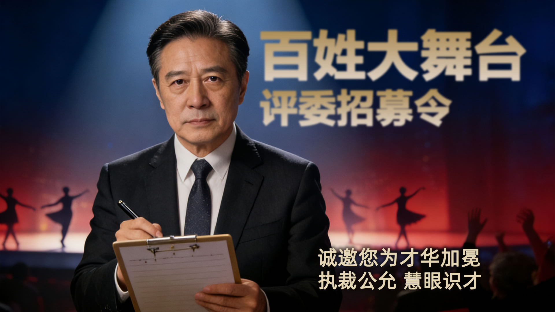 百姓大舞台评委招募令